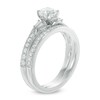 Thumbnail Image 2 of Celebration Canadian Grand™ 0.95 CT. T.W. Certified Diamond Bridal Set in 14K White Gold (H-I/I1)