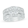 Thumbnail Image 0 of 1.95 CT. T.W. Composite Diamond Three Piece Bridal Set in 14K White Gold