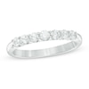 Thumbnail Image 1 of Canadian Ideal 0.50 CT. T.W. Certified Diamond Seven Stone Band in 14K White Gold (I/I1)