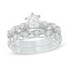 Thumbnail Image 0 of 0.95 CT. T.W. Diamond Bridal Set in 10K White Gold