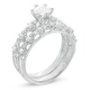 Thumbnail Image 2 of 0.95 CT. T.W. Diamond Bridal Set in 10K White Gold