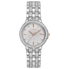 Thumbnail Image 1 of Ladies' Citizen Eco-Drive® Silhouette Crystal Watch With Silver-Tone Dial (Model: EW2340-58A)