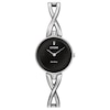 Thumbnail Image 1 of Ladies' Citizen Eco-Drive® Silhouette Crystal Bangle Watch With Black Dial (Model: EX1420-50E)