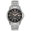 Thumbnail Image 0 of Men's Citizen Eco-Drive® Titanium Watch with Black Dial (Model: AW1490-50E)