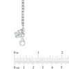 Thumbnail Image 2 of 0.30 CT. T.W. Diamond Tennis Bracelet in Sterling Silver - 7.5"