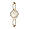 Thumbnail Image 0 of Ladies' Bulova Crystal Collection Gold-Tone Watch with Mother-of-Pearl Dial (Model: 98L225)