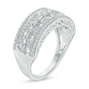 Thumbnail Image 1 of 0.45 CT. T.W. Baguette and Round Diamond Ring in 10K White Gold