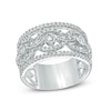Thumbnail Image 1 of 0.58 CT. T.W. Diamond Circle Link Band in 10K White Gold