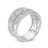 Thumbnail Image 1 of 0.58 CT. T.W. Diamond Circle Link Band in 10K White Gold