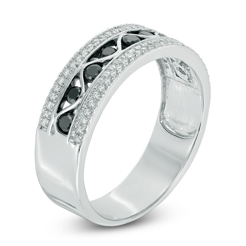 Zig zag wedding band sale