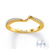 Thumbnail Image 1 of Ever Us™ 0.20 CT. T.W. Diamond Contour Band in 14K Gold