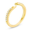 Thumbnail Image 2 of Ever Us™ 0.20 CT. T.W. Diamond Contour Band in 14K Gold