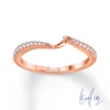 Thumbnail Image 1 of Ever Us™ 0.20 CT. T.W. Diamond Contour Band in 14K Rose Gold