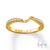 Thumbnail Image 0 of Ever Us™ 0.12 CT. T.W. Diamond Contour Band in 14K Gold