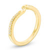 Thumbnail Image 1 of Ever Us™ 0.12 CT. T.W. Diamond Contour Band in 14K Gold
