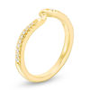 Thumbnail Image 2 of Ever Us™ 0.12 CT. T.W. Diamond Contour Band in 14K Gold