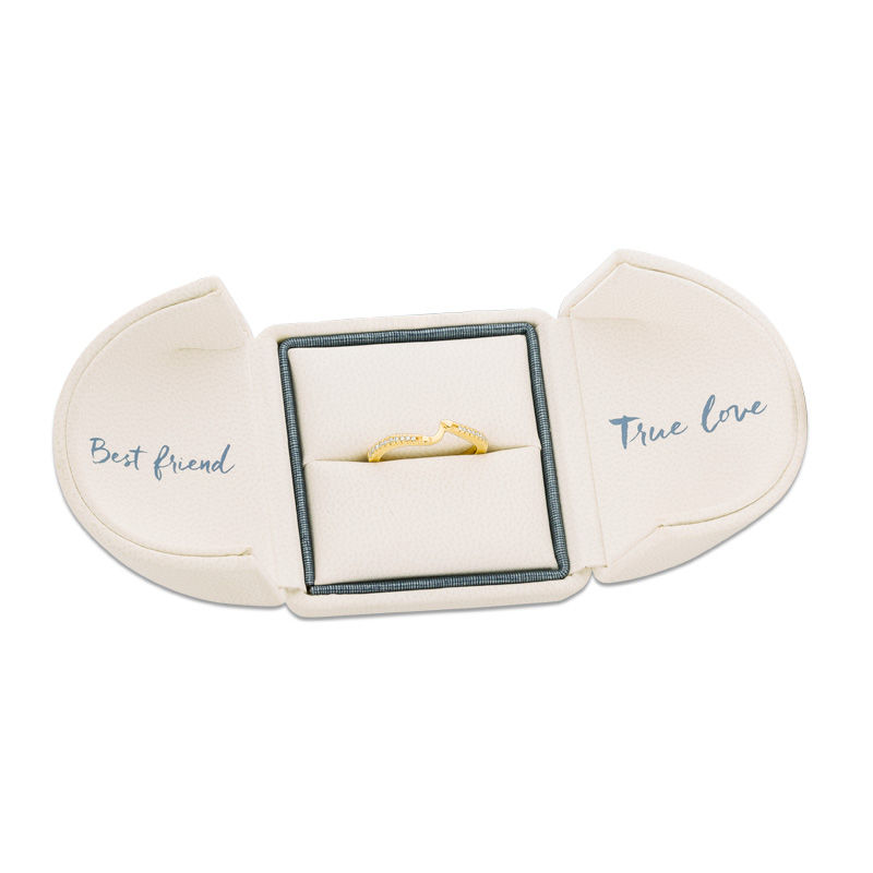 Ever Us™ 0.12 CT. T.W. Diamond Contour Band in 14K Gold