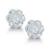 Thumbnail Image 1 of Diamond Accent Swirl Stud Earrings in Sterling Silver