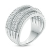 Thumbnail Image 2 of 0.95 CT. T.W. Diamond Five Row Anniversary Band in 10K White Gold