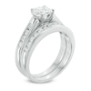 Thumbnail Image 1 of 1.28 CT. T.W. Diamond Bridal Set in 10K White Gold