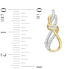 0.15 CT. T. W. Diamond Infinity Earrings in 10K Gold