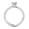 Thumbnail Image 3 of 1.10 CT. T.W. Princess-Cut Diamond Engagement Ring in 14K White Gold