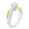 Thumbnail Image 2 of 0.95 CT. T.W. Certified Canadian Diamond Split Shank Engagement Ring in 14K Two-Tone Gold (I/I2)