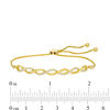 0.25 CT. T.W. Diamond Twist Bolo Bracelet in 10K Gold - 8.0"