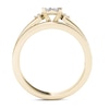 Thumbnail Image 3 of 1.00 CT. T.W. Quad Princess-Cut Multi-Diamond Bridal Set in 14K Gold