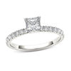 Thumbnail Image 1 of 1.00 CT. T.W. Princess-Cut Diamond Engagement Ring in 14K White Gold