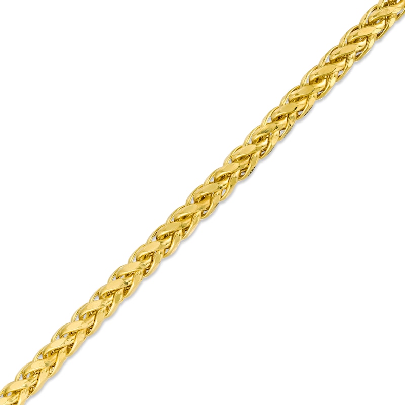 Main Image 1 of Men's 4.1mm Franco Snake Chain Bracelet in 10K Gold - 8"