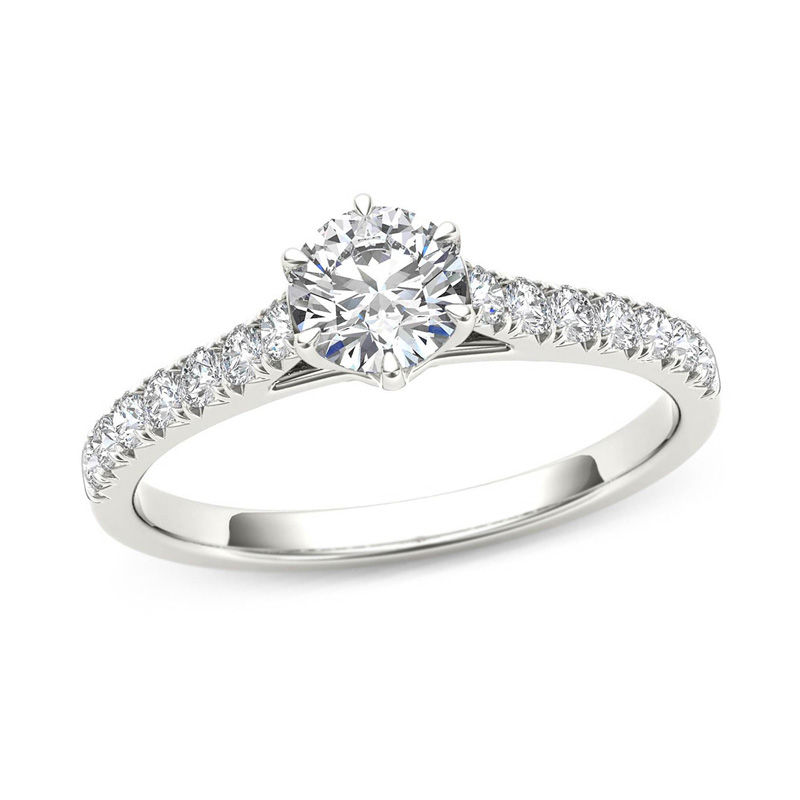 0.75 CT. T.W. Diamond Engagement Ring in 14K White Gold|Peoples Jewellers