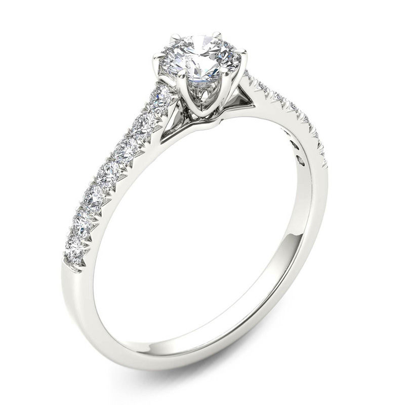 0.75 CT. T.W. Diamond Engagement Ring in 14K White Gold|Peoples Jewellers