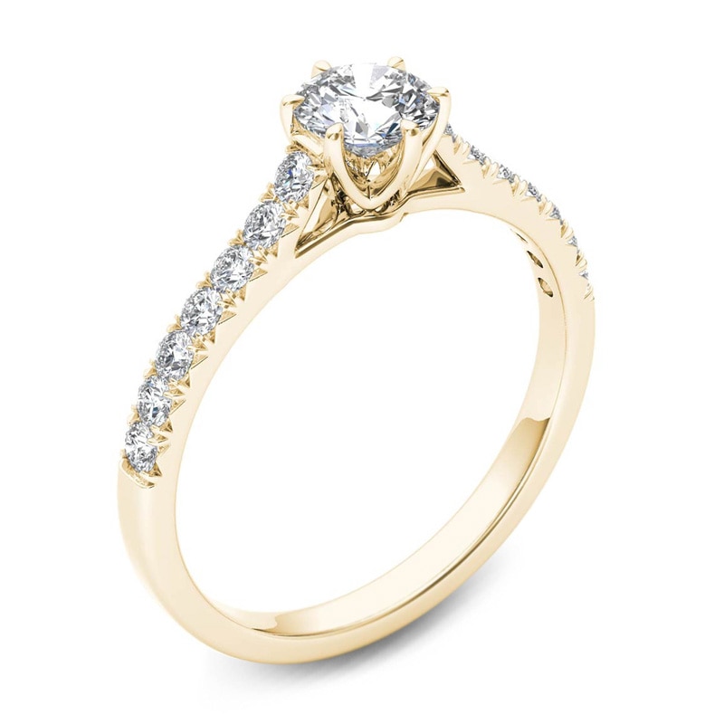 0.75 CT. T.W. Diamond Engagement Ring in 14K Gold