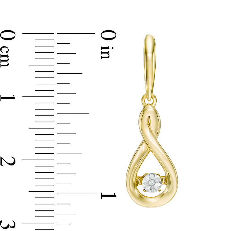 Unstoppable Loveâ¢ Diamond Accent Infinity Pendant and Earrings Set in 10K Gold