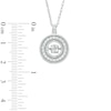 Thumbnail Image 1 of Unstoppable Love™ 0.15 CT. T.W. Composite Diamond Open Circle Pendant in Sterling Silver