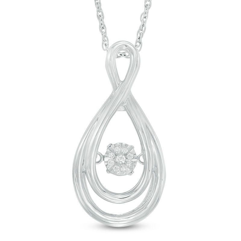 Unstoppable Love™ Composite Diamond Accent Infinity Pendant in Sterling Silver|Peoples Jewellers