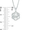 Thumbnail Image 1 of Unstoppable Love™ 0.15 CT. T.W. Composite Diamond Whirlwind Pendant in Sterling Silver