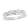 Thumbnail Image 0 of Diamond Accent Five Stone "S" Anniversary Band in Sterling Silver