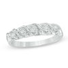 Thumbnail Image 1 of Diamond Accent Five Stone "S" Anniversary Band in Sterling Silver