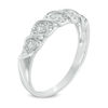 Thumbnail Image 1 of Diamond Accent Five Stone "S" Anniversary Band in Sterling Silver