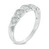 Thumbnail Image 2 of Diamond Accent Five Stone "S" Anniversary Band in Sterling Silver