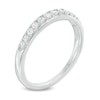 Thumbnail Image 1 of 0.18 CT. T.W. Diamond Anniversary Band in 10K White Gold
