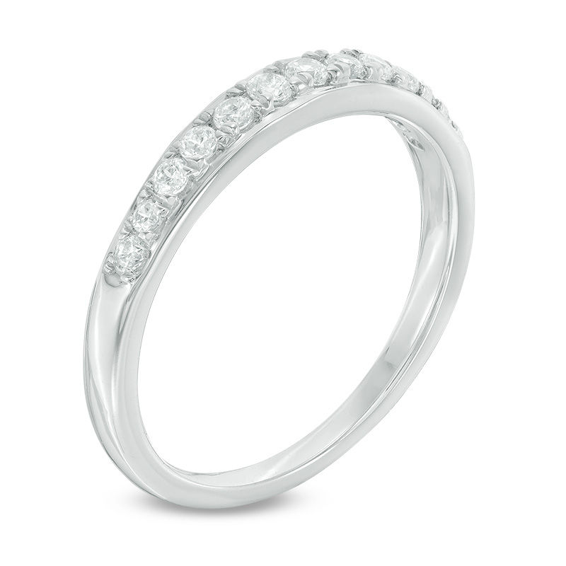 0.18 CT. T.W. Diamond Anniversary Band in 10K White Gold
