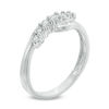 Thumbnail Image 1 of Diamond Accent Seven Stone Bypass Anniversary Band in Sterling Silver