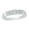 Thumbnail Image 0 of 0.23 CT. T.W. Diamond Five Stone Anniversary Band in 10K White Gold