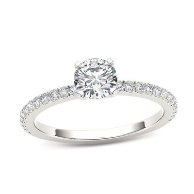 0.75 CT. T.W. Diamond Engagement Ring in 14K White Gold