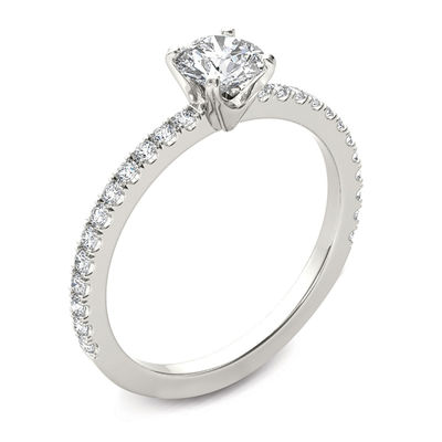0.75 CT. T.W. Diamond Engagement Ring in 14K White Gold