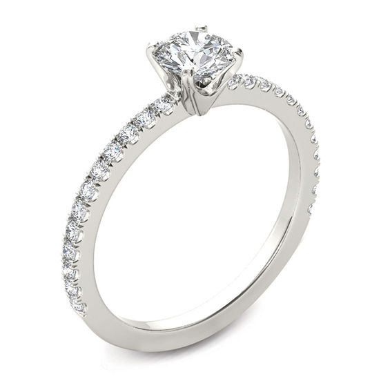 0.75 CT. T.W. Diamond Engagement Ring in 14K White Gold
