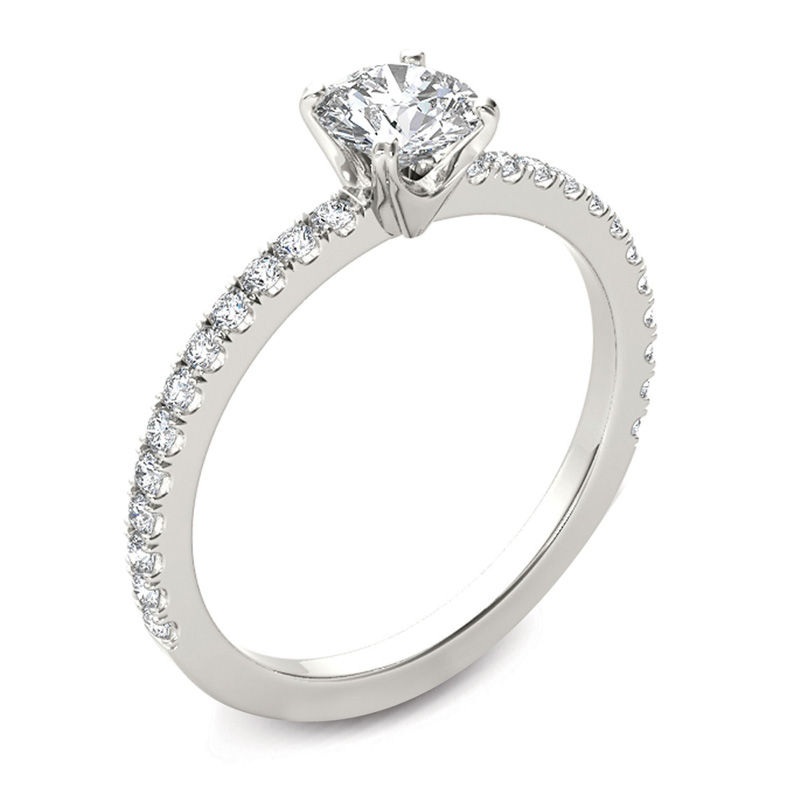 0.75 CT. T.W. Diamond Engagement Ring in 14K White Gold|Peoples Jewellers